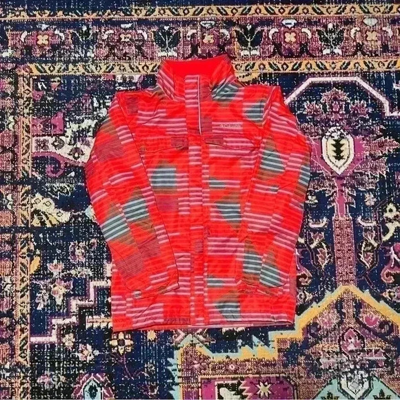 Columbia Whirlibird Interchangeable Ski Jacket Men Size X-Large Red And Gray - Picture 1 of 2